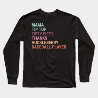 mama tip top fifty fifty, Icu nurse Long Sleeve T-Shirt